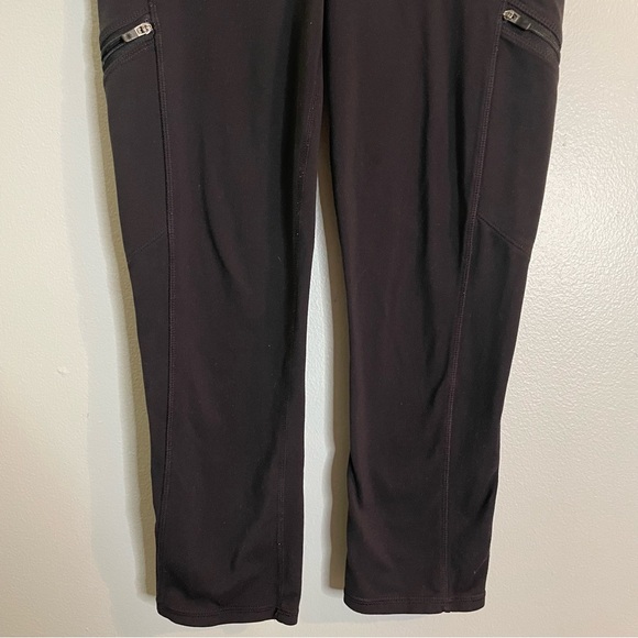 Athleta Metro Drifter Tight Leggings Black Zipper Pockets Womens XS - Picture 3 of 11